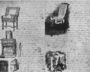Illustrated letter written to his family — Томас Икинс