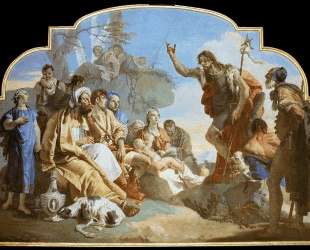 John the Baptist Preaching — Джованни Баттиста Тьеполо