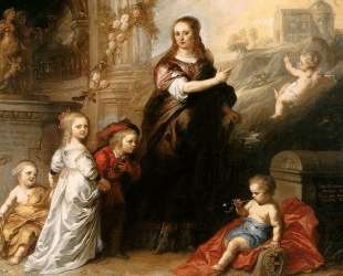 Josina Copes van Westrum and Her Children — Теодор ван Тульден