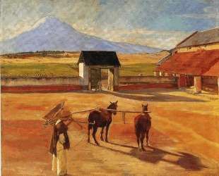 La Era (The Threshing Floor) 1904 (oil on canvas) — Диего Ривера
