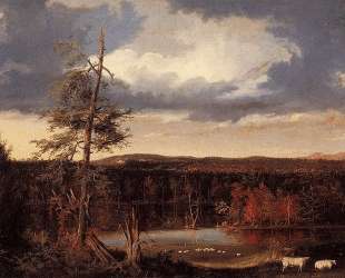 Landscape, the Seat of Mr Featherstonhaugh in the Distance — Томас Коул