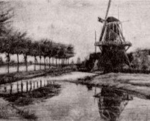Landscape with Windmill — Винсент Ван Гог