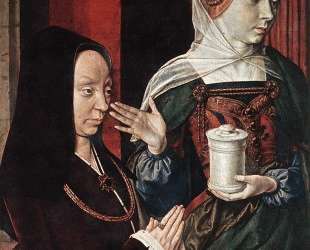 Madeleine of Bourgogne presented by St. Mary Magdalene — Жан Эй (Муленский мастер)