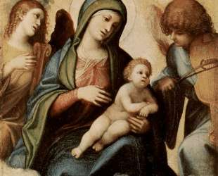 Мадонна с младенцем и ангелы — Корреджо