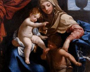 Madonna with Child and St. John the Baptist — Гвидо Рени