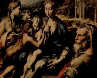 Madonna with Saint Zacharias — Пармиджанино