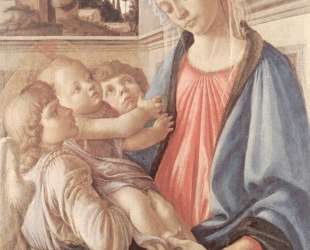 Мадонна с двумя ангелами — Сандро Ботичелли