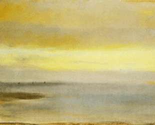 Морской пейзаж, закат — Эдгар Дега