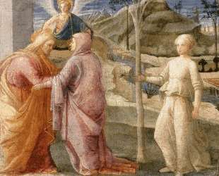 Meeting of Joachim and Anne at the Golden Gate — Филиппо Липпи