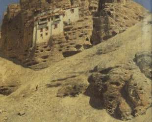 Monastery in a Rock. Ladakh — Василий Верещагин