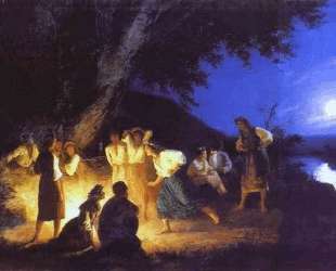 Night on the Eve of Ivan Kupala — Генрих Семирадский