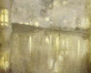 Nocturne Grey and Gold — Canal — Джеймс Эббот Макнил Уистлер