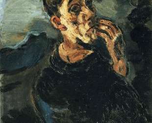 Self-Portrait with Hand by his face. — Оскар Кокошка