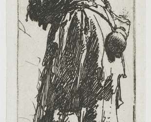 Old beggar woman with a gourd — Рембрандт