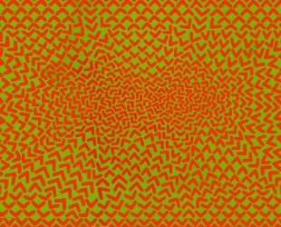 Orange V’s On Green — Ричард Анушкевич