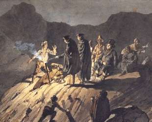 Участники экспедиции на Везувий — Карл Брюллов