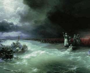 Переход евреев через Красное море — Иван Айвазовский