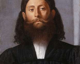 Portrait of a bearded man (Giorgione Barbarelli) — Лоренцо Лотто
