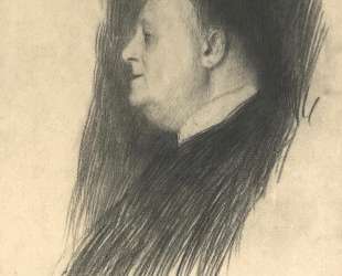Portrait of a man heading left — Густав Климт