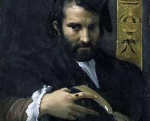 Portrait of a Man with a Book — Пармиджанино