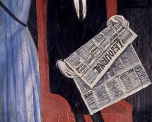 Portrait of a Man With a Newspaper — Андре Дерен