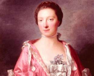 Portrait Of Elizabeth Gunning, Duchess Of Argyll — Аллан Рэмзи
