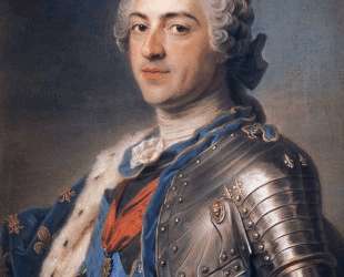Portrait of King Louis XV — Морис Кантен де Латур