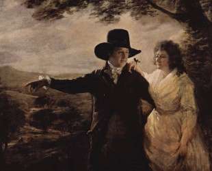 Portrait of Sir John and Lady Clerk of Penicuik — Генри Реборн