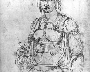 Portrait of Vittoria Colonna — Микеланджело