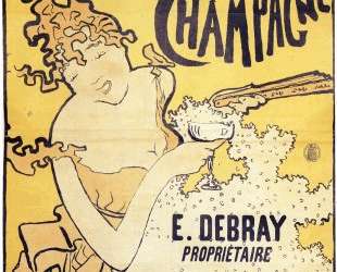 Poster advertising France Champagne — Пьер Боннар