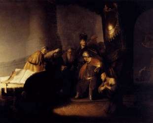 Repentant Judas Returning The Pieces Of Silver — Рембрандт