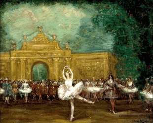 Russian ballet (Pavlova and Nijinsky in “Pavillon d’Armide”) — Сергей Судейкин