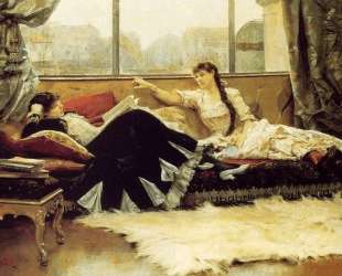 Sarah Bernhardt and Christine Nilsson — Юлиус Леблан Стюарт