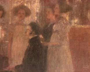 Schubert at the piano I — Густав Климт