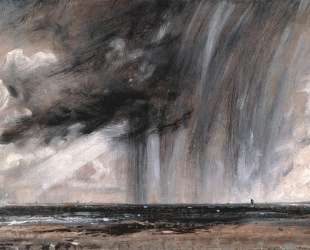 Морской пейзаж. Этюд с дождевыми облаками — Джон Констебл