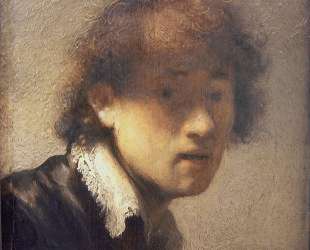Self-portrait at an early age — Рембрандт