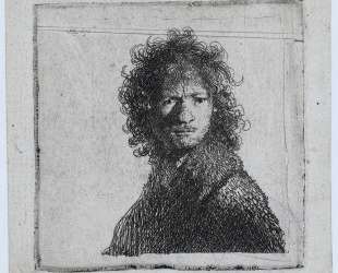 Self-portrait, Frowning — Рембрандт