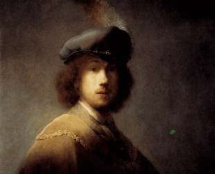 Self-portrait In A Plumed Hat — Рембрандт