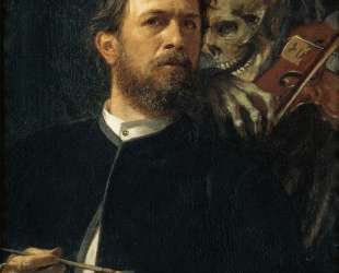 Self-Portrait with Death as a Fiddler — Арнольд Бёклин