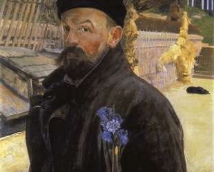 Self-portrait with hyacinth — Яцек Мальчевский