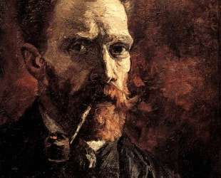 Self-Portrait with Pipe — Винсент Ван Гог