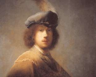 Self-portrait with Plumed Beret — Рембрандт
