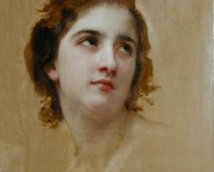 Sketch of a Young Woman — Вильям Адольф Бугро