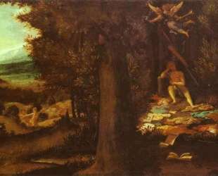 Sleeping Apollo, Muses and Fama — Лоренцо Лотто