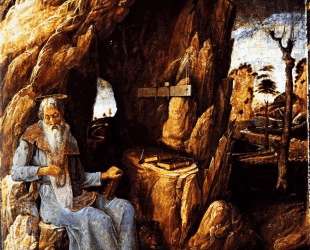 St. Jerome in the Wilderness — Андреа Мантенья