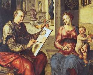 St. Luke Painting the Virgin — Джорджо Вазари