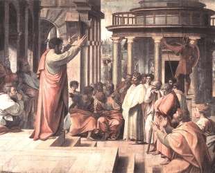 St. Paul Preaching at Athens (cartoon for the Sistine Chapel) — Рафаэль Санти