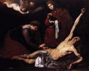 St. Sebastian Tended by the Holy Women — Хосе де Рибера