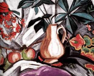 Натюрморт с кувшином и яблоками — Ольга Розанова