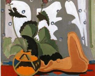 Still Life with Sculpture in front of a Window — Эрнст Людвиг Кирхнер
